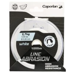 Fil Line Abrasion White 1000m Pêche En Mer -Matériel De Pêche fil line abrasion white 1000m peche en mer 8