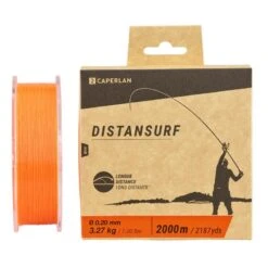 Fil Pêche En Surfcasting Orange DISTANSURF -Matériel De Pêche fil peche en surfcasting orange distansurf 2